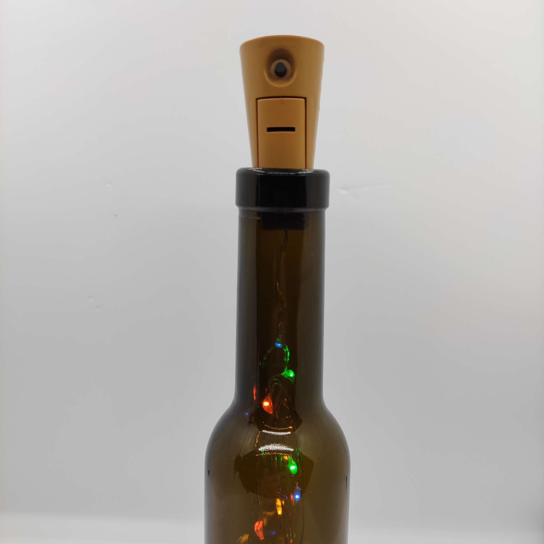 新款3功能闪烁瓶塞灯串 圣诞节日氛围led铜线灯红酒瓶装饰瓶塞灯细节图
