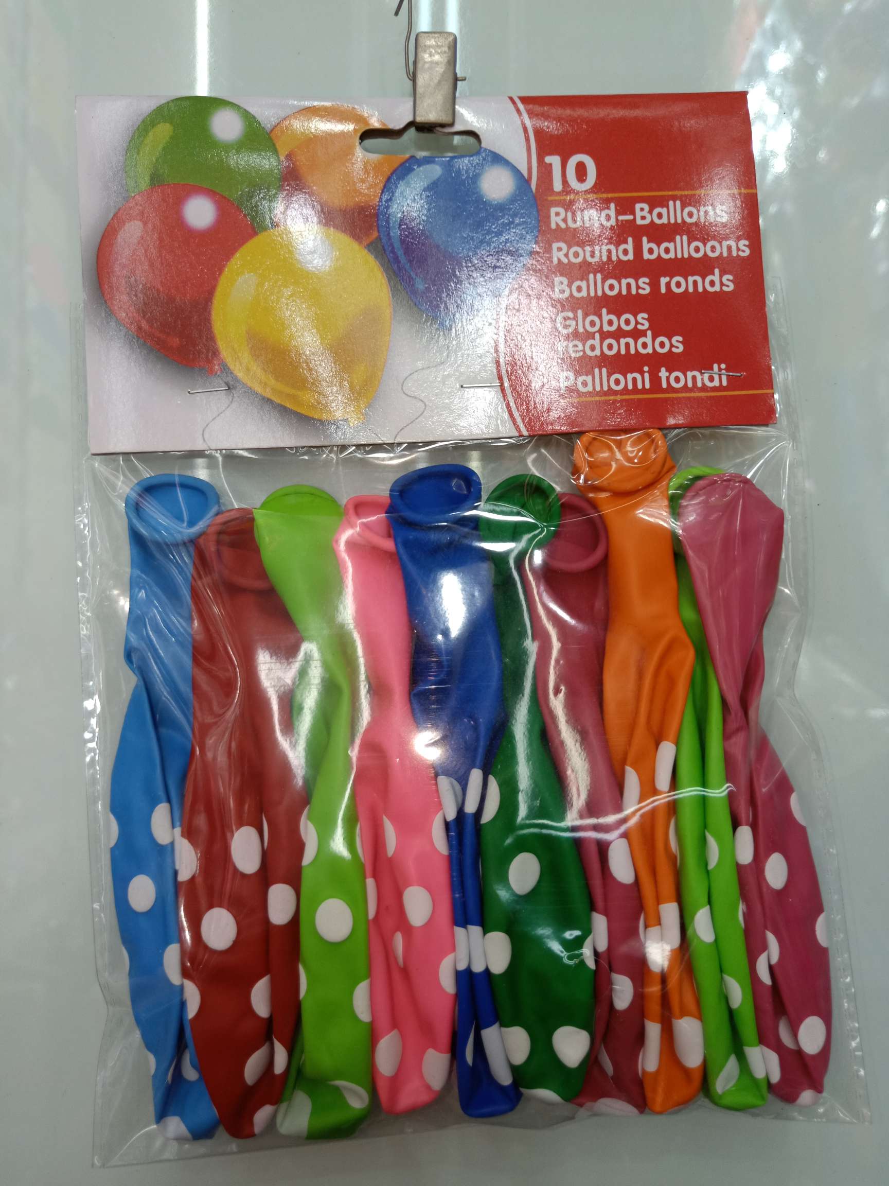 10pcs banner packing dot balloon