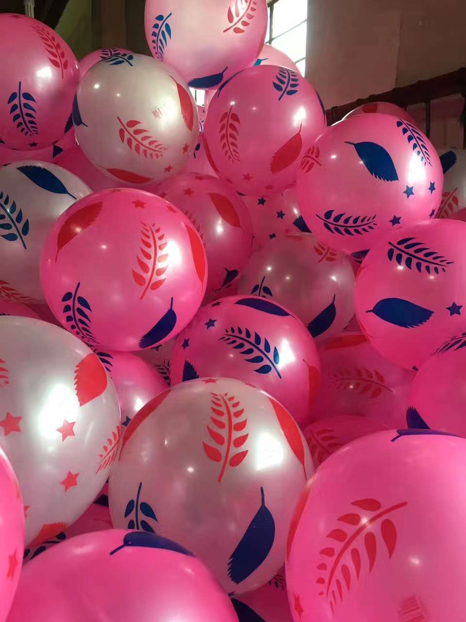 9寸双印白底实物图