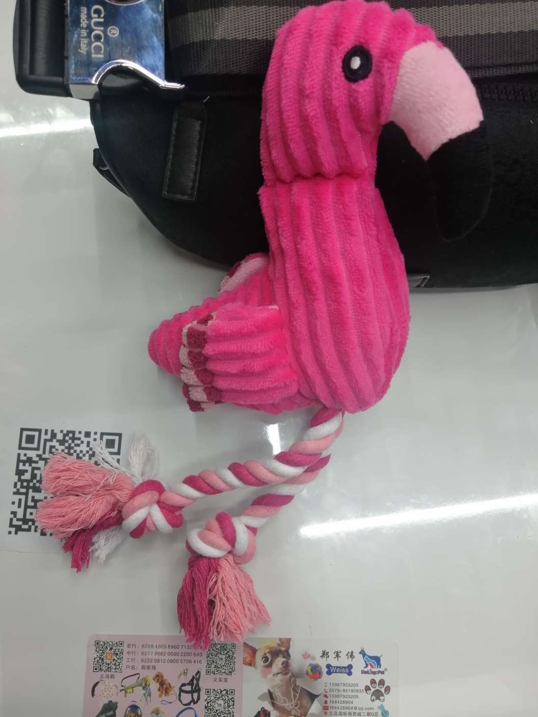 火烈鸟宠物玩具少女心
