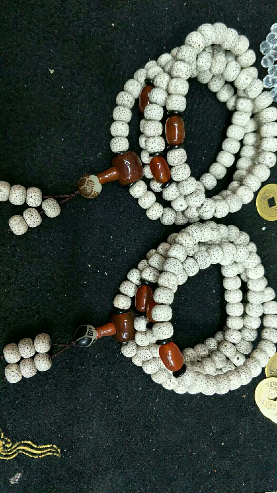 8✘10 star and moon beads with agate accessories