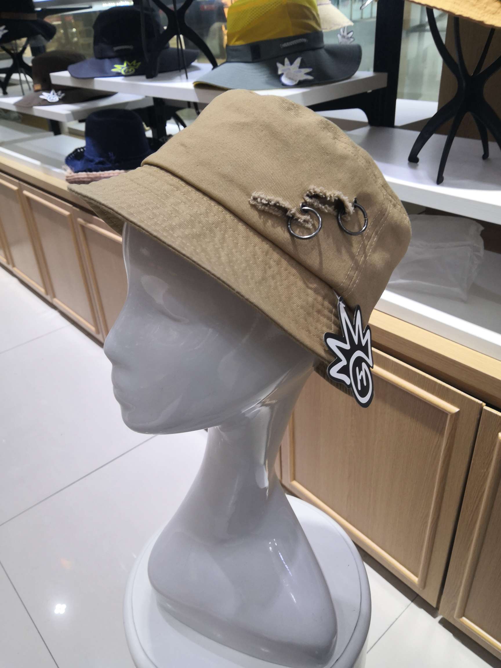 Chao Korean version of the personality side hoop cap