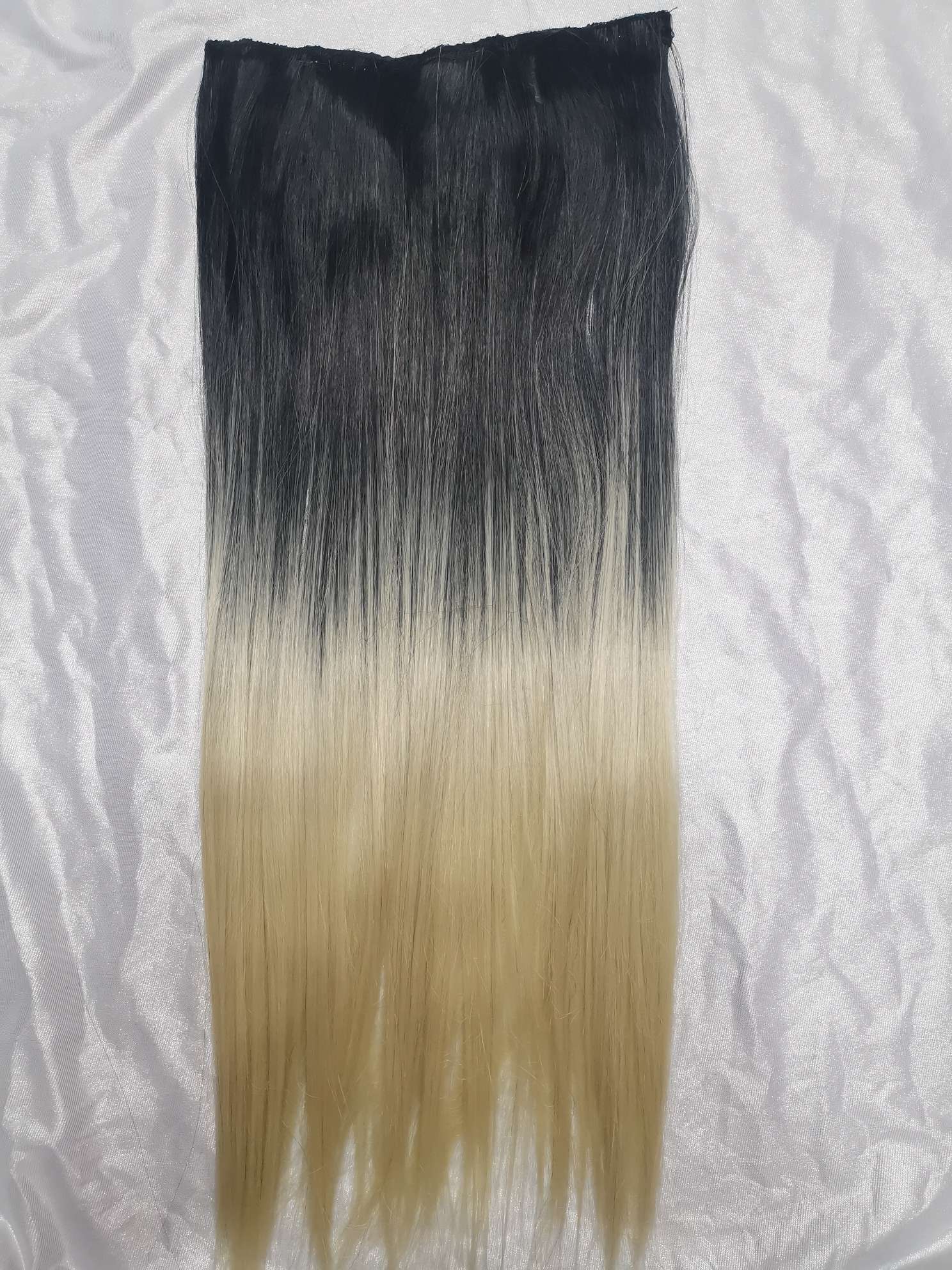 Realistic high-end gradient color wigs, straight and curly hair, single and multi-color balls, festivals, parties and revelry details Picture