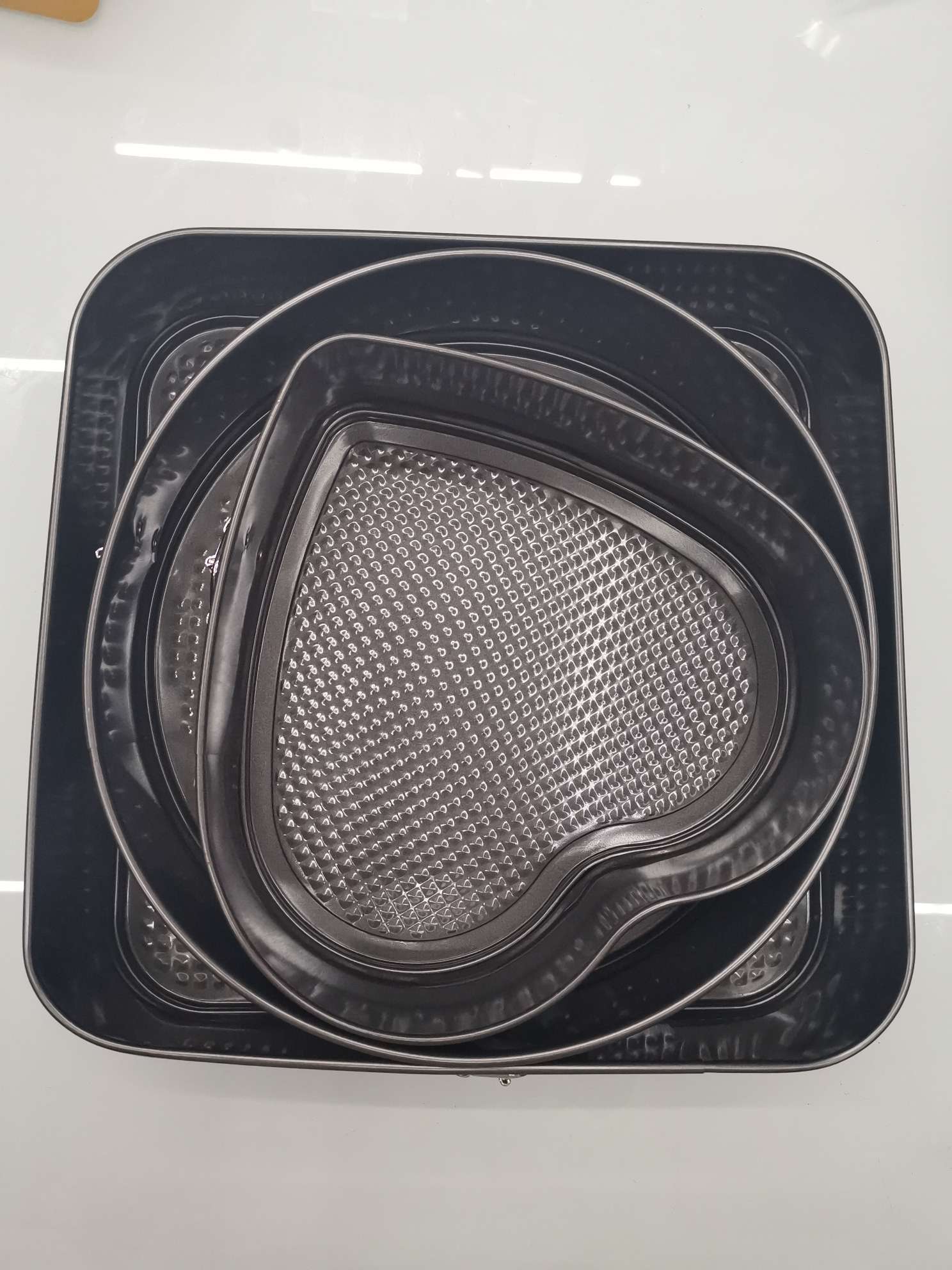 3pC方心圆蛋糕模