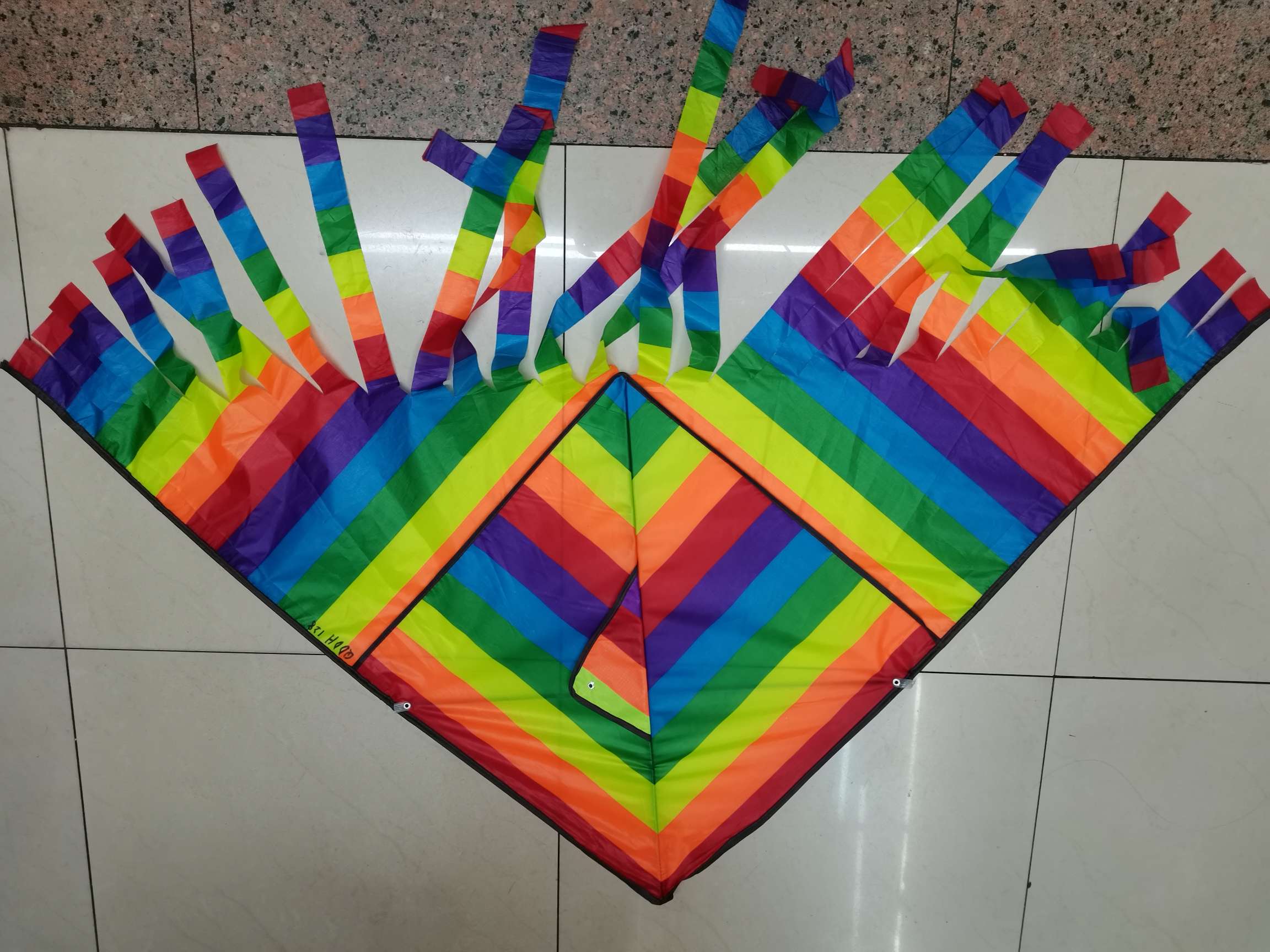 1.4m multicolor stripes with multiple tails (starting batch of 200 pieces)