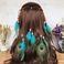 羽毛饰品，羽毛发带，羽毛耳环，民族风图