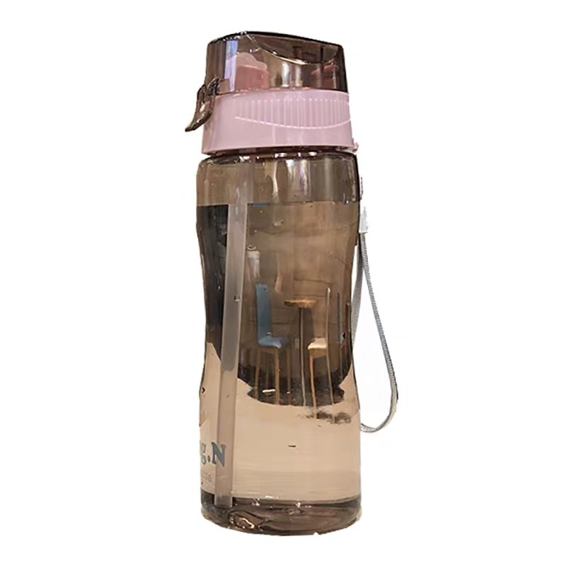 Yiwu Quality Goods Imitation Gourd large-capacity sports water Bottle 600mlPC material silicone sealing ring Portable Fitness Outdoor Travel water Cup 0720-493 Item Picture