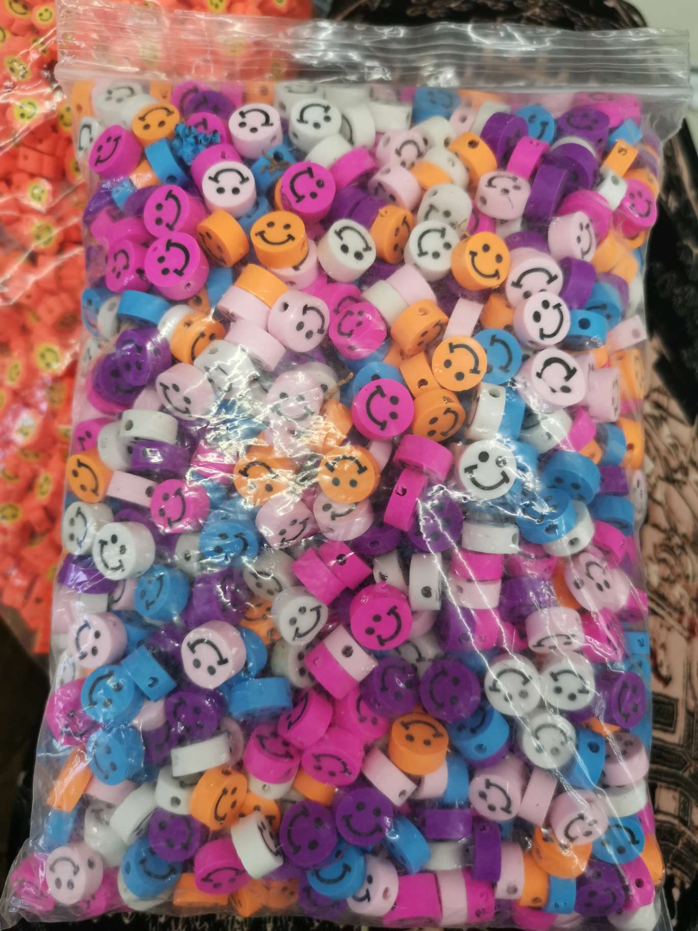 Accessories, soft pottery face slices, bracelets, necklaces to order undefined