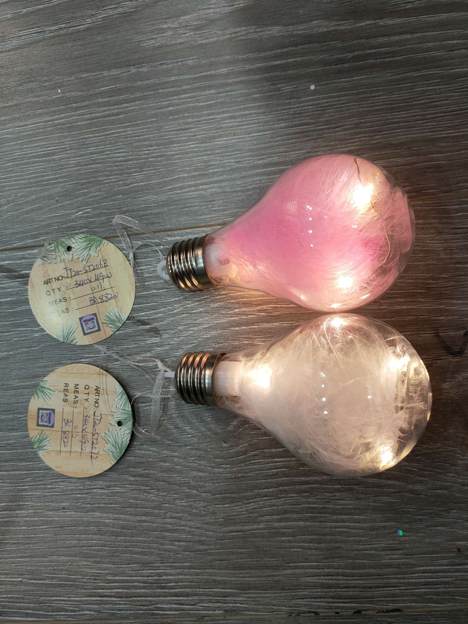 Transparent bulb with light thumbnail