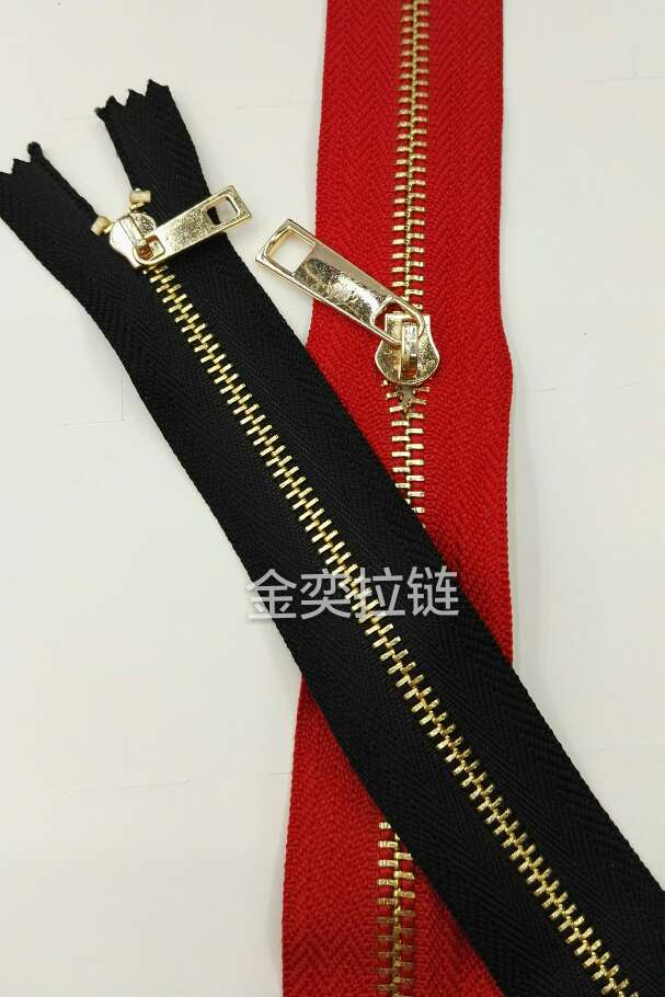 No. 5 no. 3 copper zipper plated light gold platinum price negotiable thumbnail