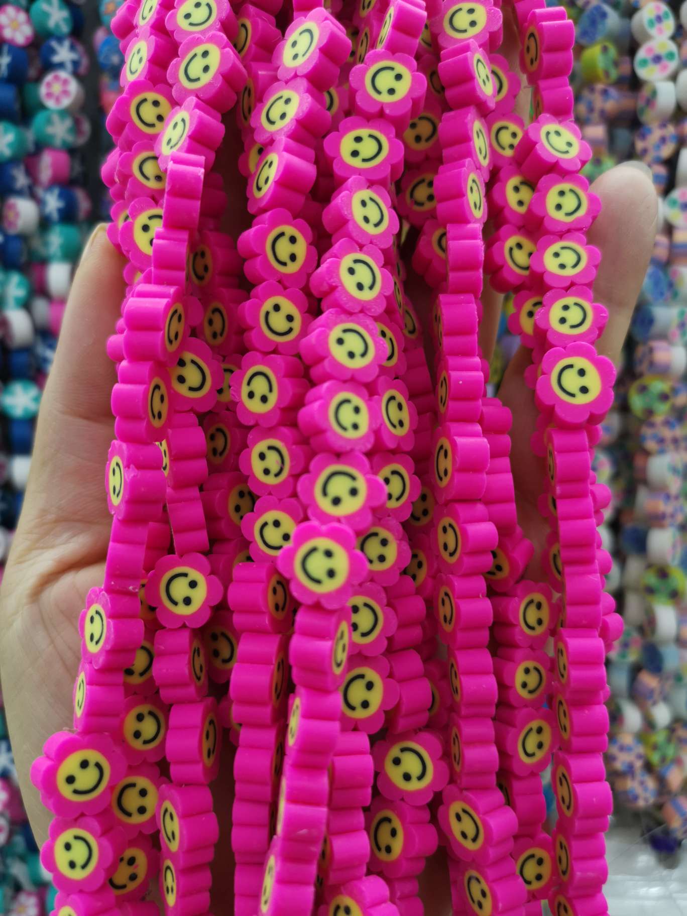 Accessories, soft pottery face slices, bracelets, necklaces to order undefined