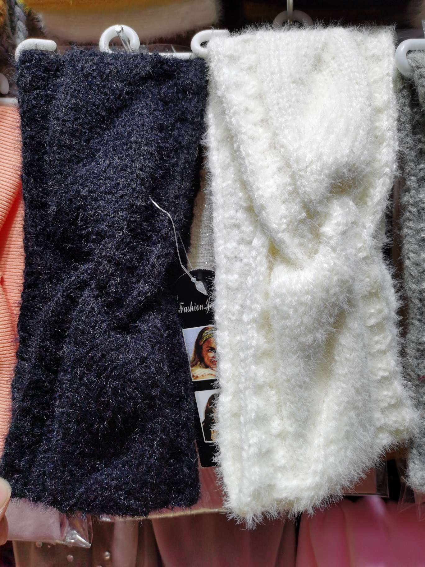 毛线头带冬季/贸欧美时尚/女士毛线针织细节图