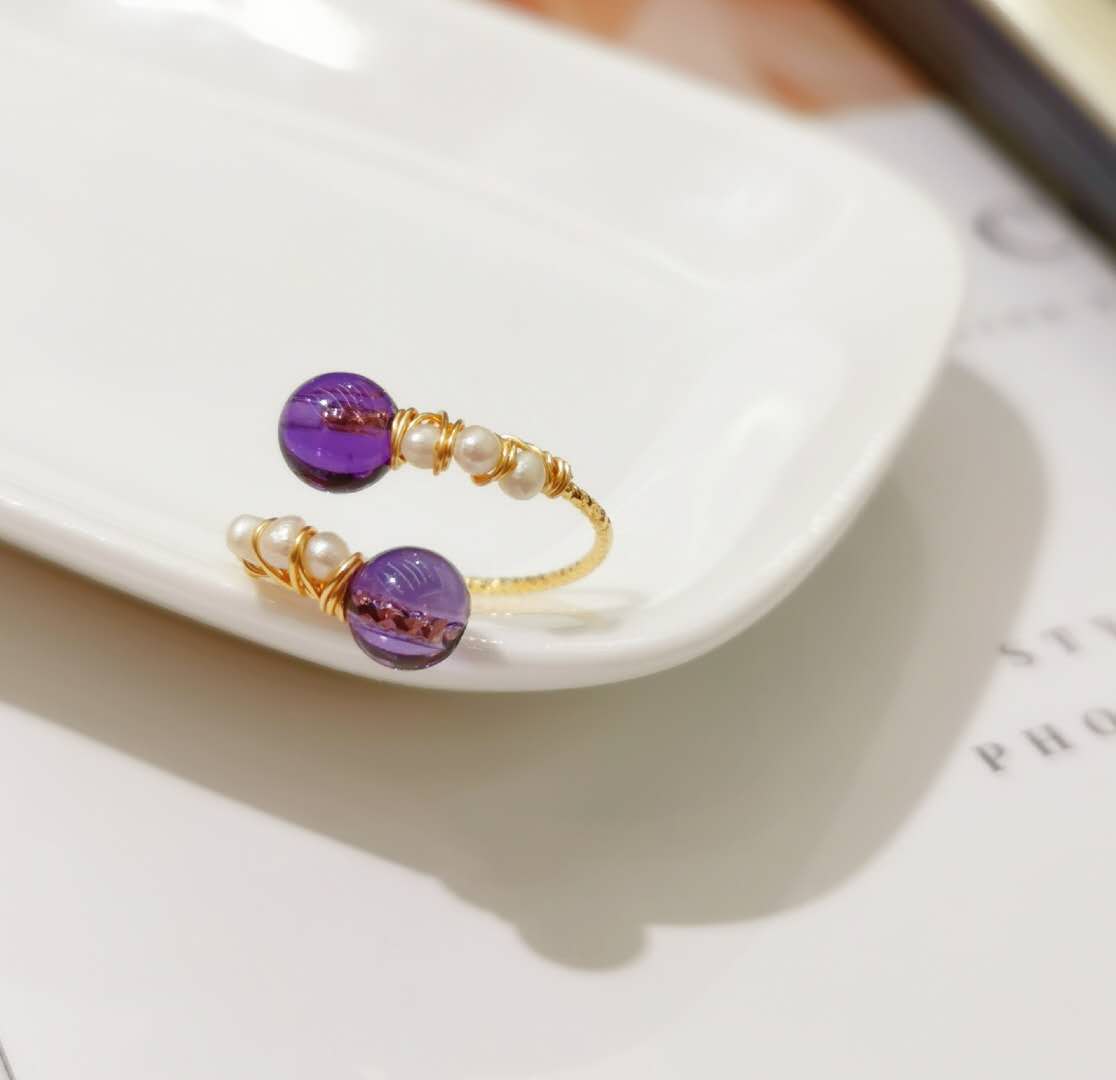 Original design handcrafted natural pearl fashionable and personalized ring Item Picture