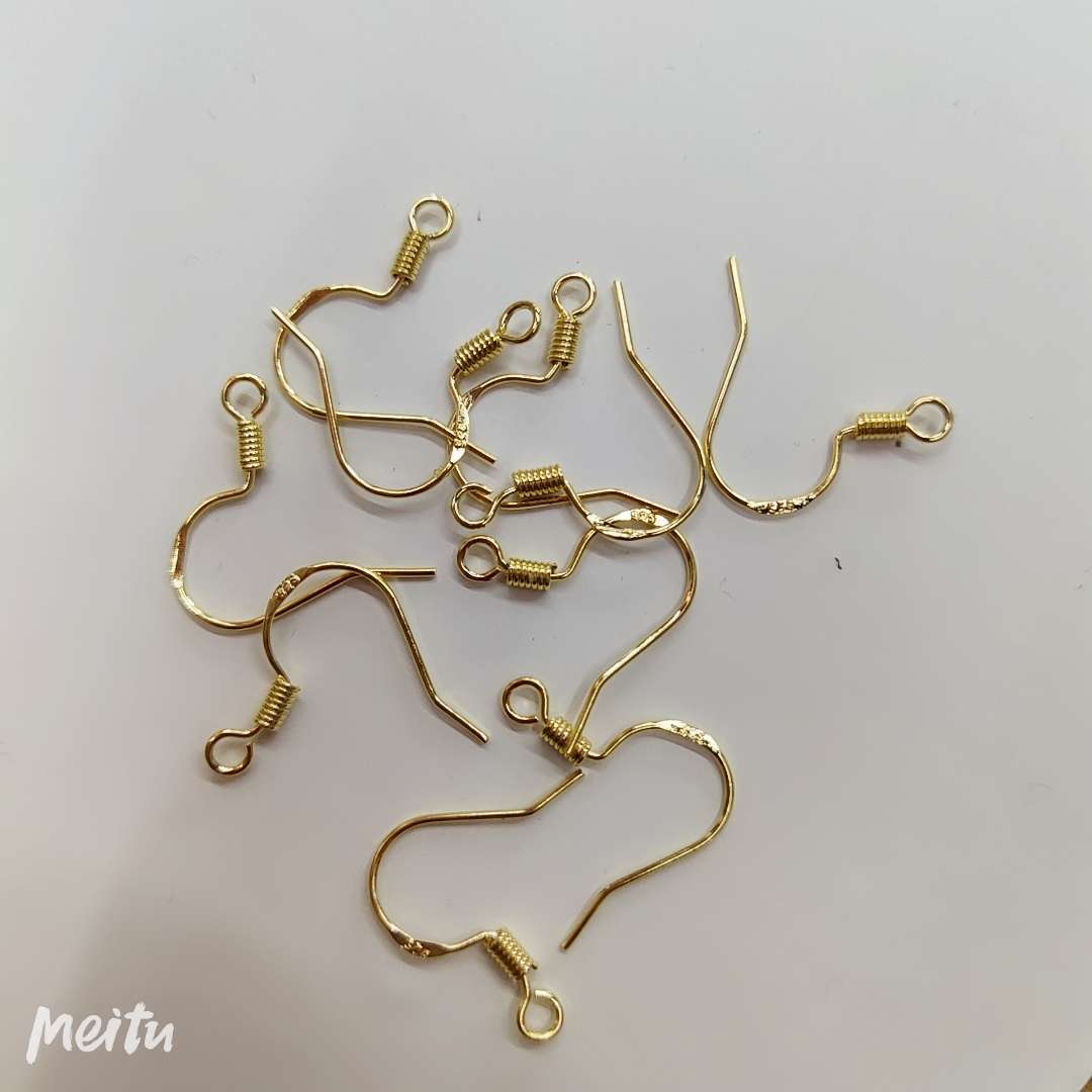 diy饰品配件 925银耳钩 防过敏 环保耳钩耳环
1千/包DIY