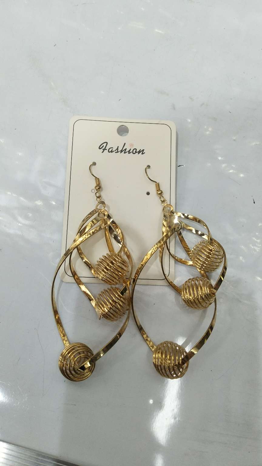 Spiral wire earrings are popular