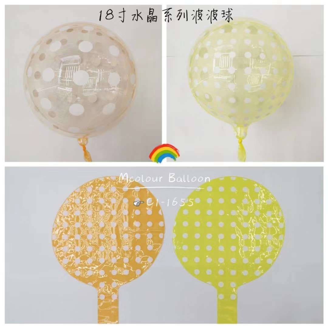 18寸透明，水晶系列波波气球派对装饰用品详情图7