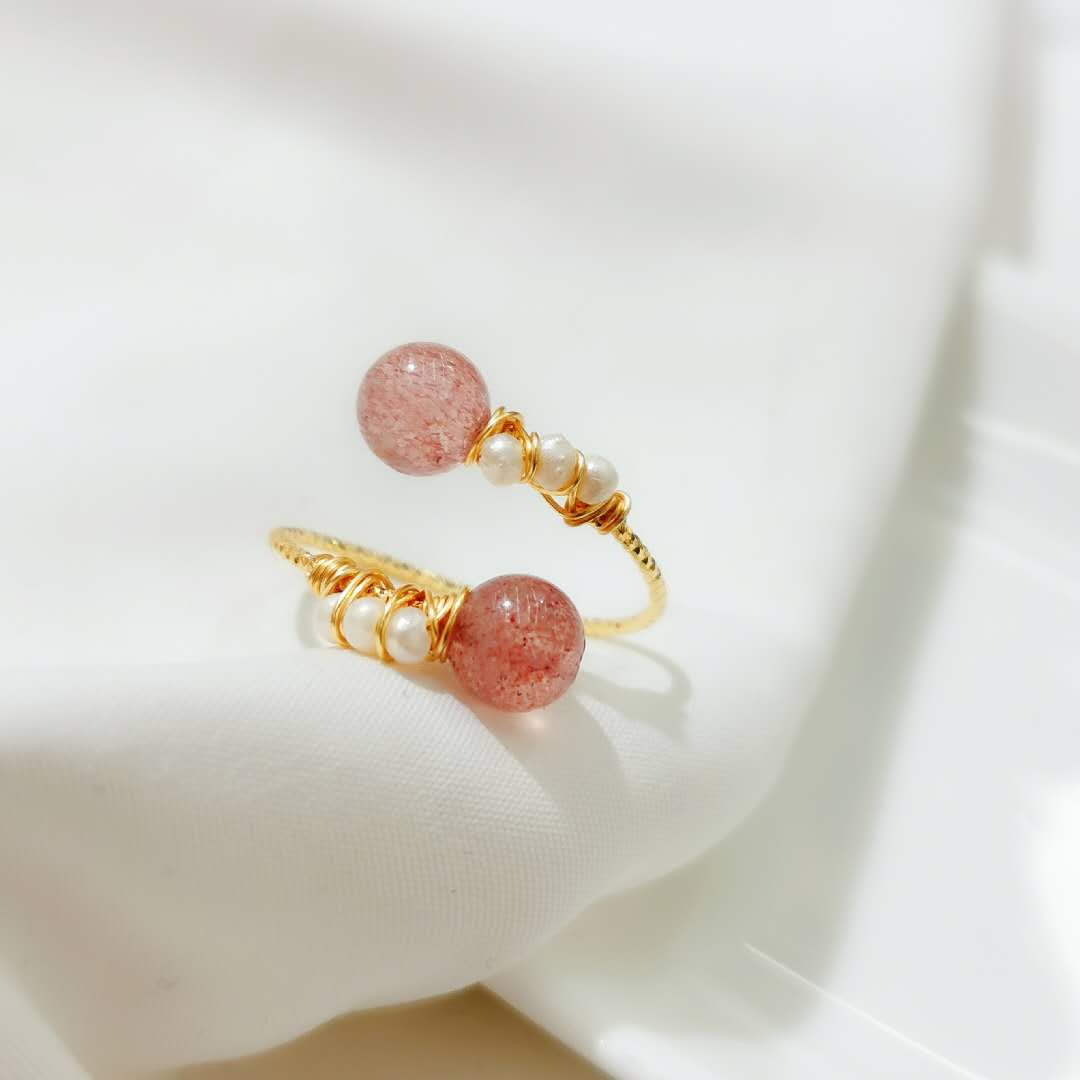 Original design handcrafted natural pearl fashionable and personalized ring details Picture