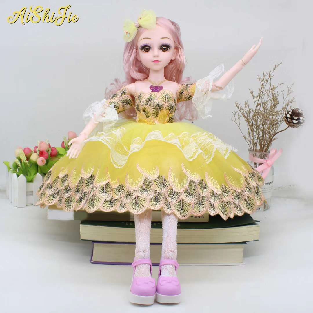 Factory direct sale 60cm Ye Luoli change outfit Barbie doll style changeless girl birthday gift