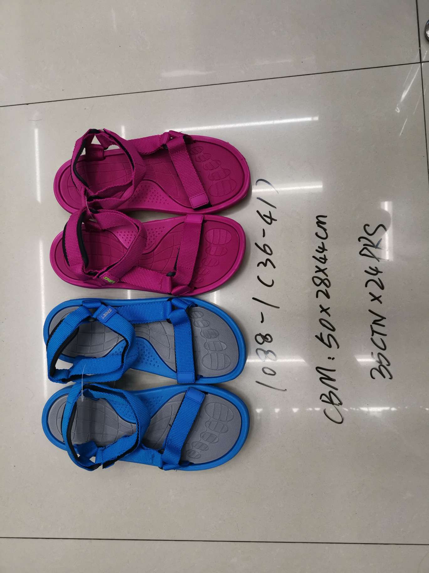 女士沙滩凉鞋36-41，两色