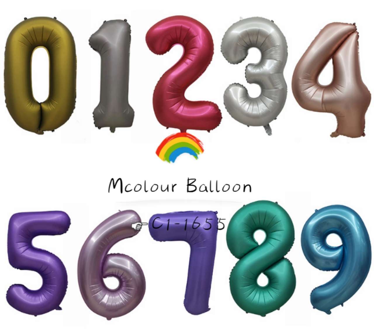 32 "medium metal color matte digital aluminum film balloon party decoration birthday supplies thumbnail