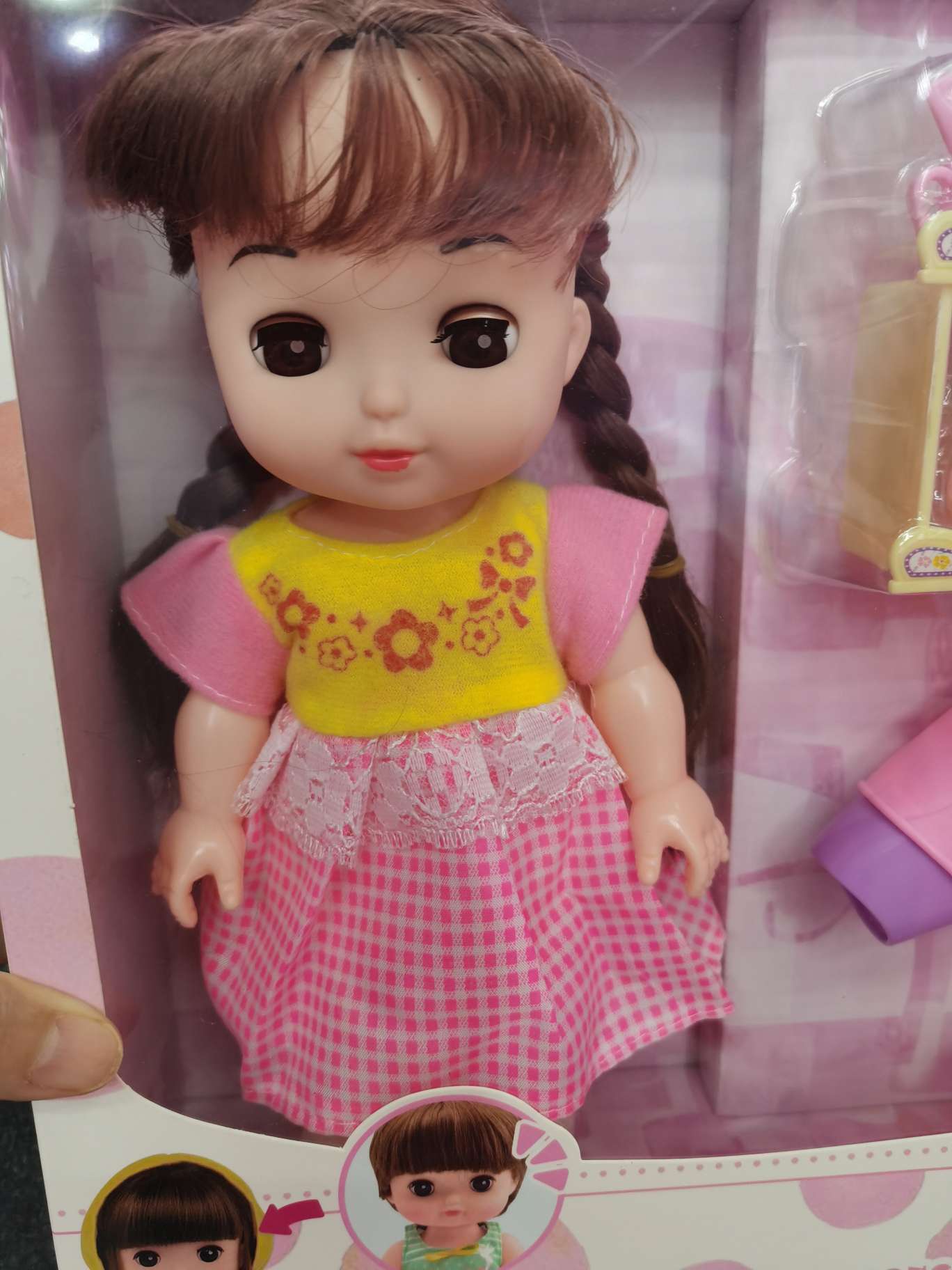 眨眼音乐娃娃带配件，件批，一件装60个细节图