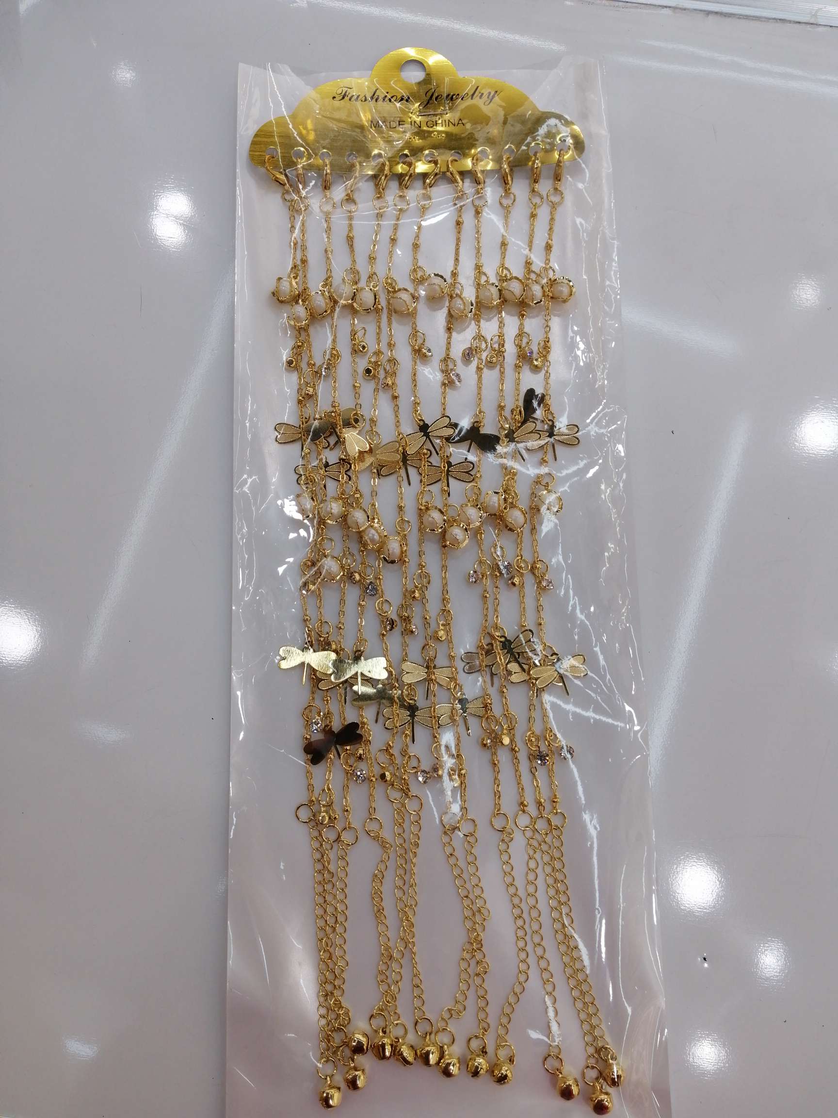 Copper plated gold bracelet, anklet thumbnail