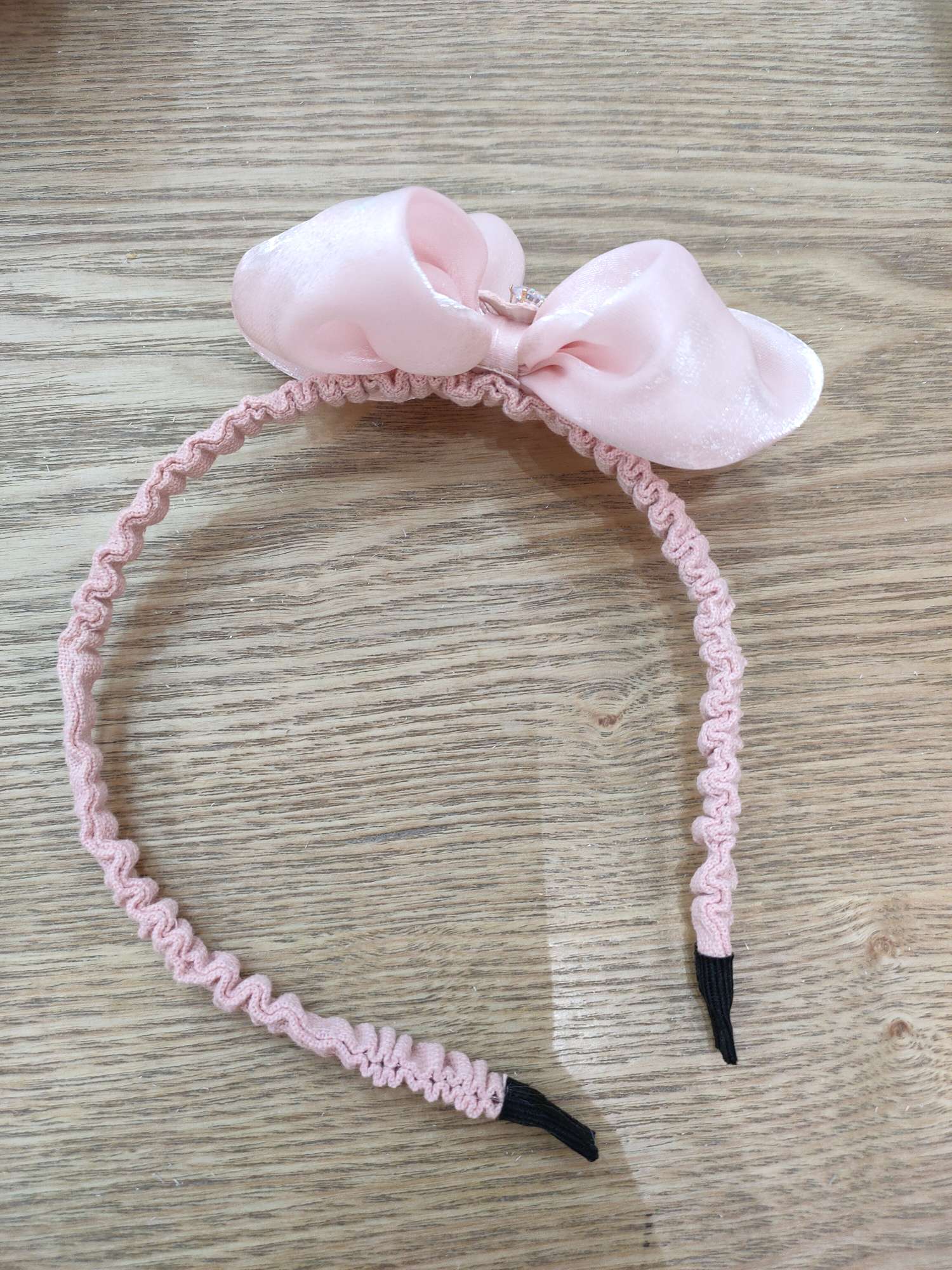 Cute Princess Headdress With Big Pink Bow Headband For Kids Application Scenario