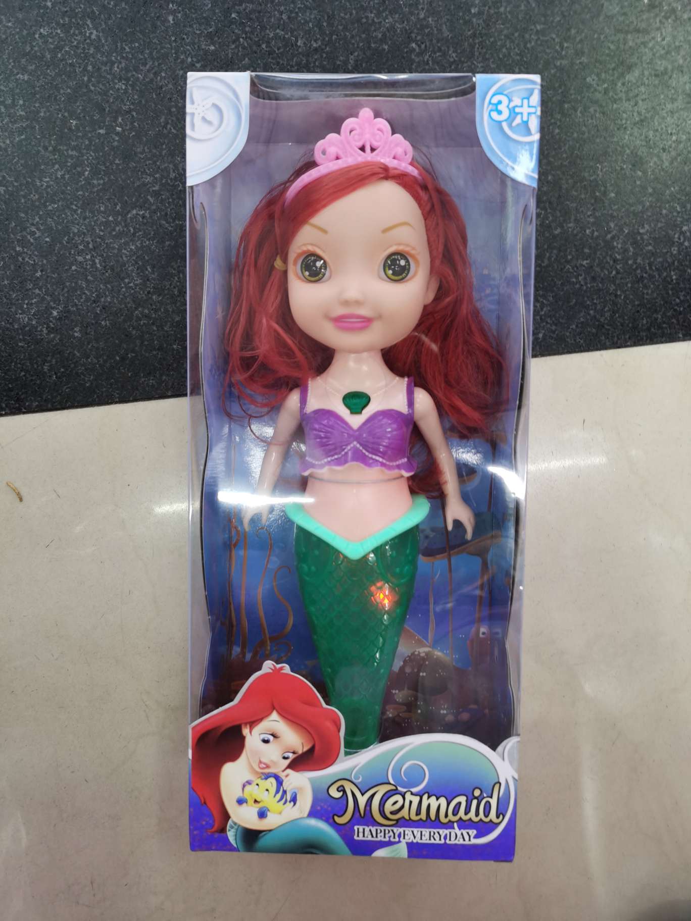 美人鱼带音乐，件批，一件装96个。细节图