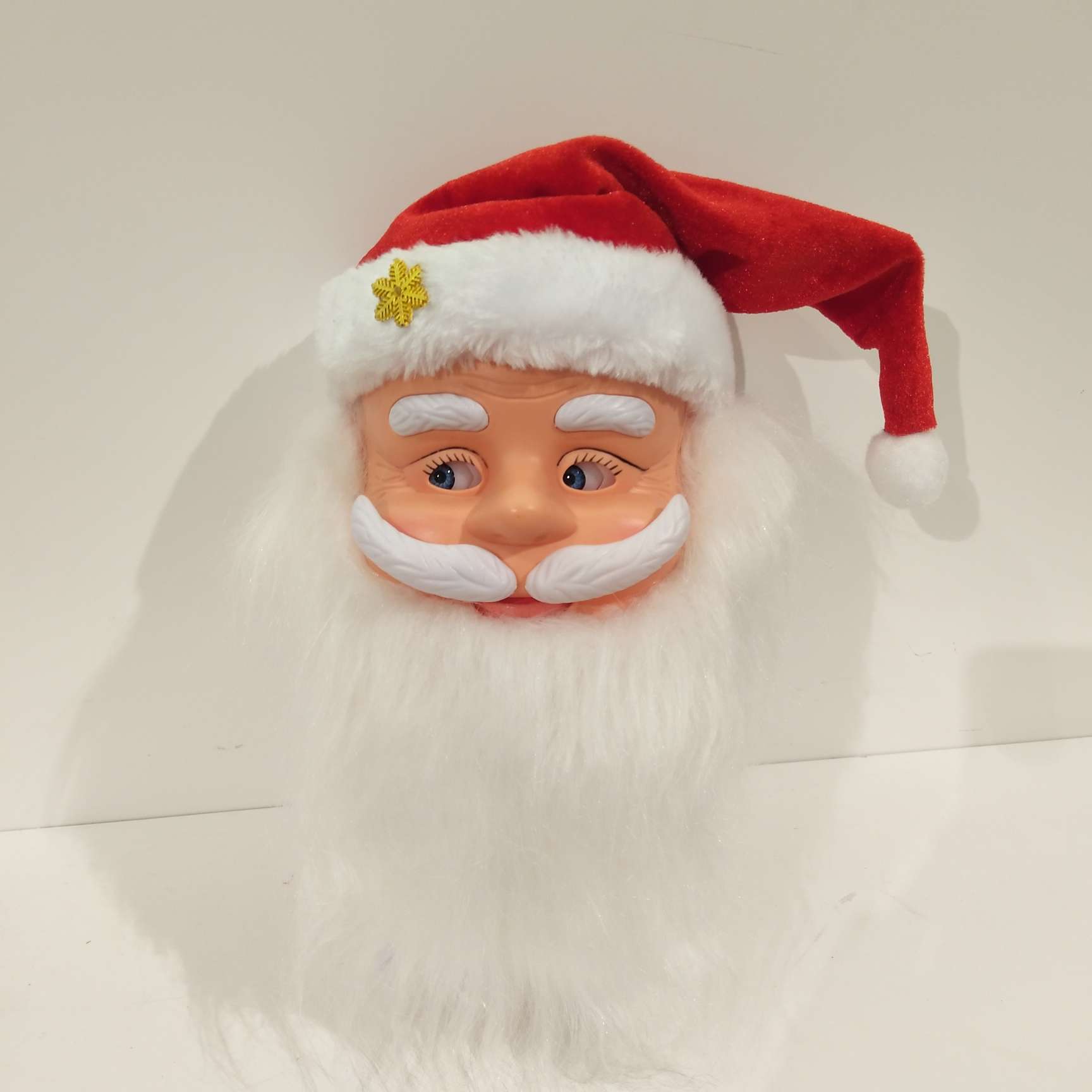 9123 happens to be the manufacturer of new genuine Santa Claus electric heads. There are many styles of Santa Claus, and various small electric sizes are complete. Wholesale Christmas gifts details Picture