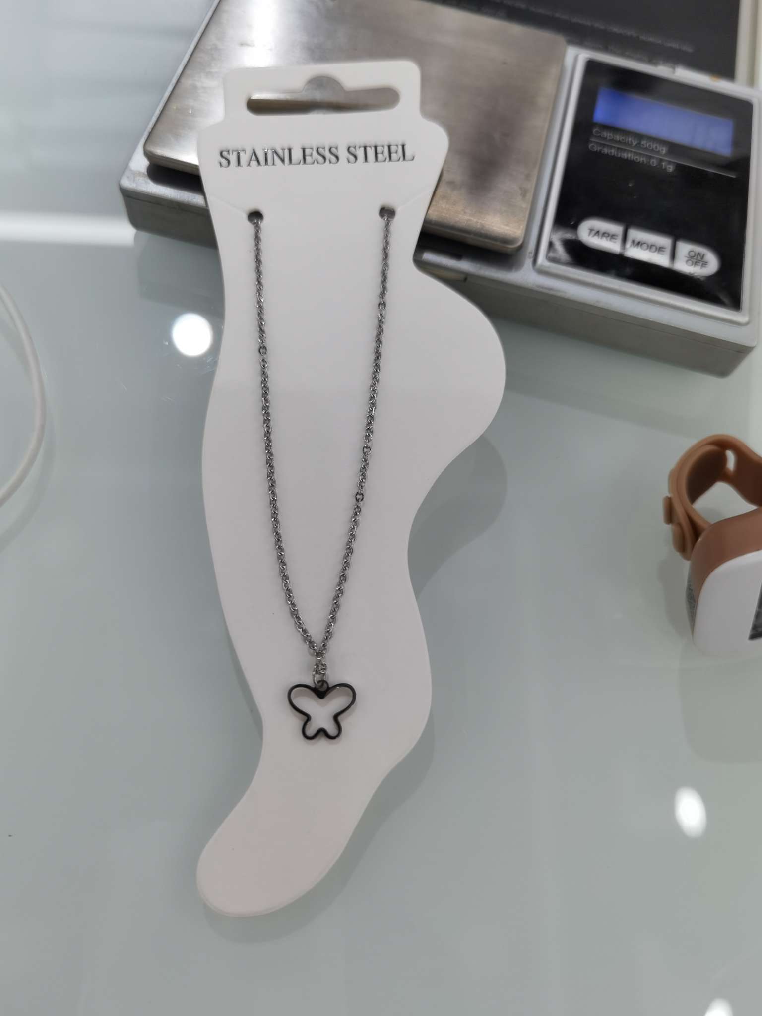 不锈钢脚链！细节图