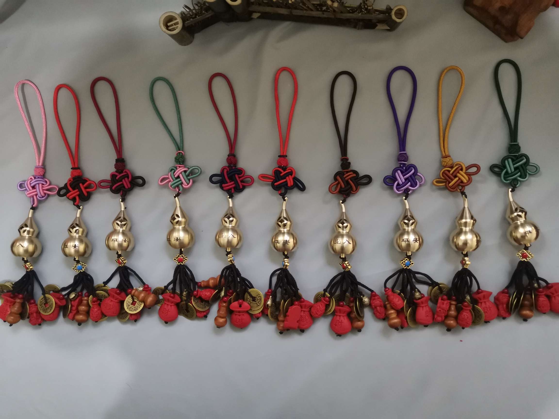 مجموعة كاملة من القرع النحاسي للذكور الصينية Specification image