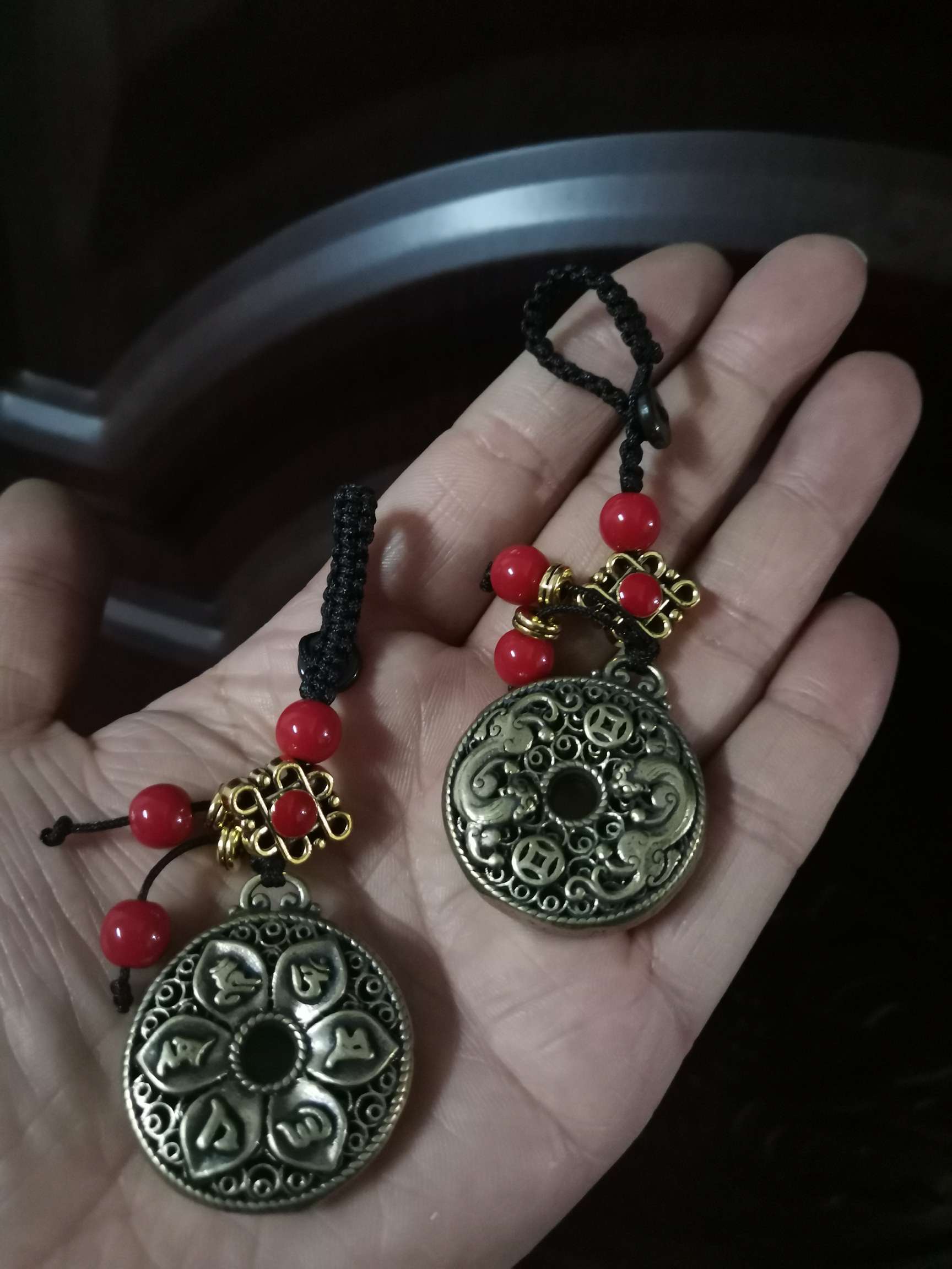 Copper gourd copper fittings key chain thumbnail