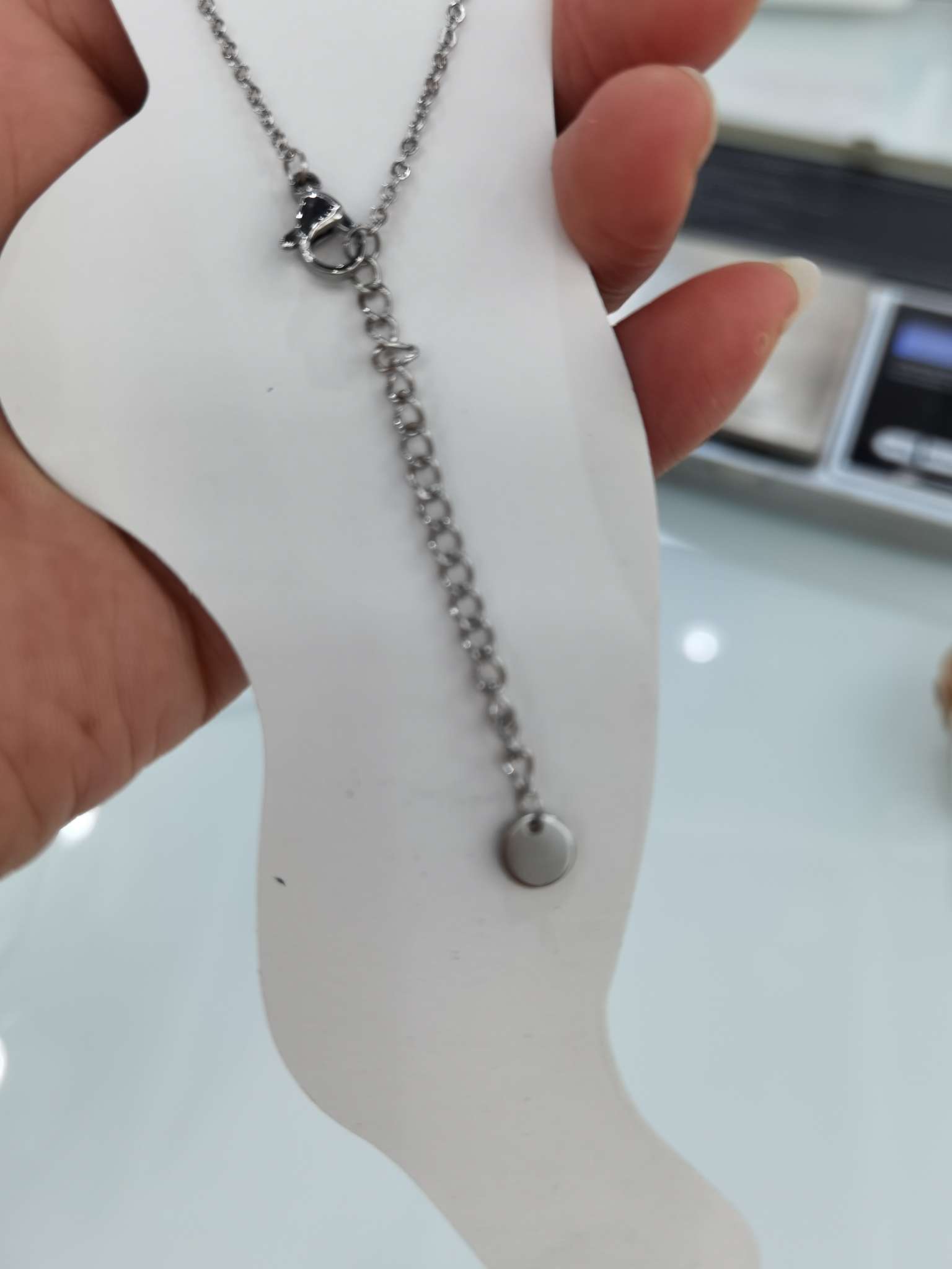 不锈钢脚链！产品图