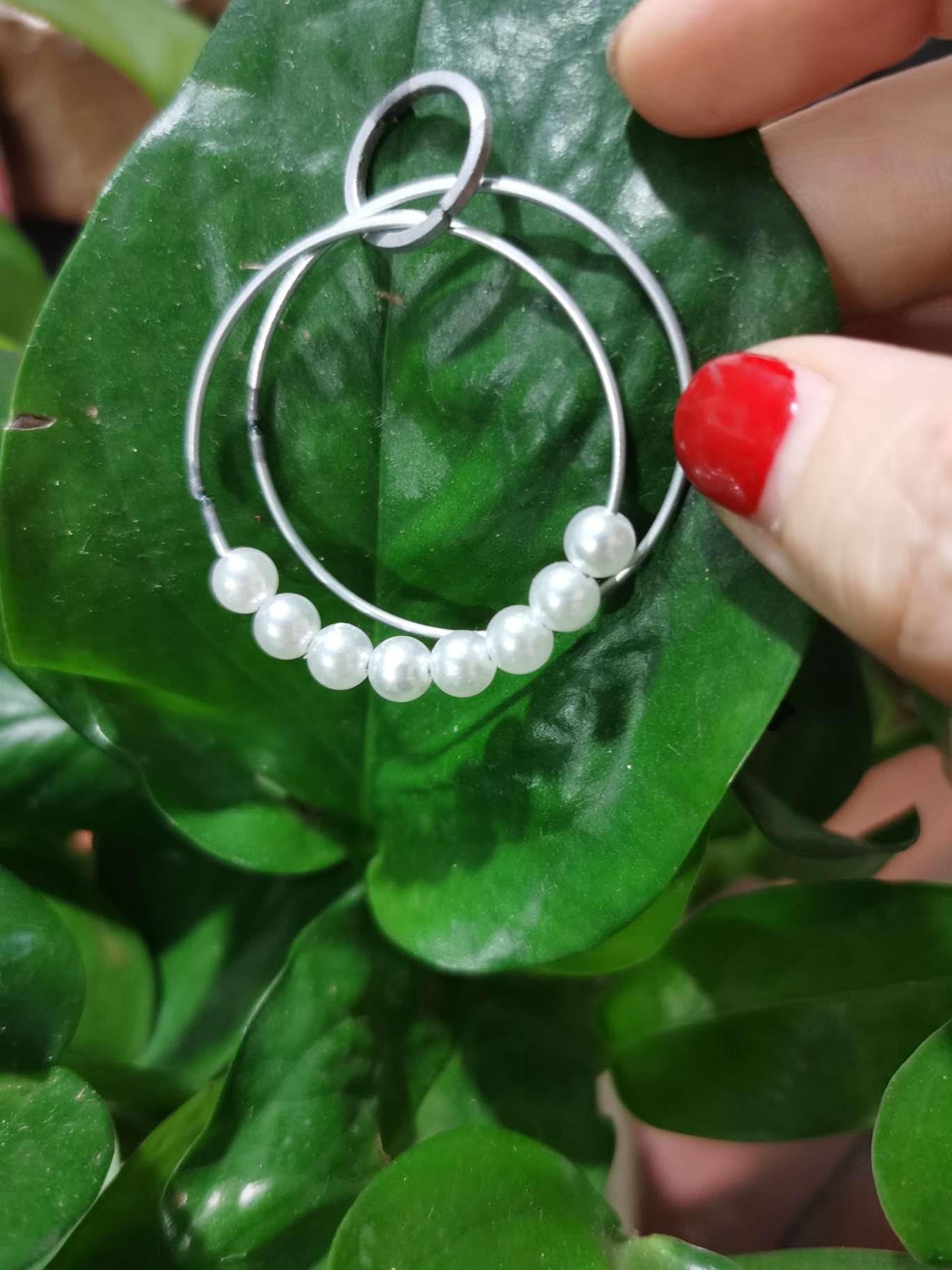 Round pearl earring 0 thumbnail