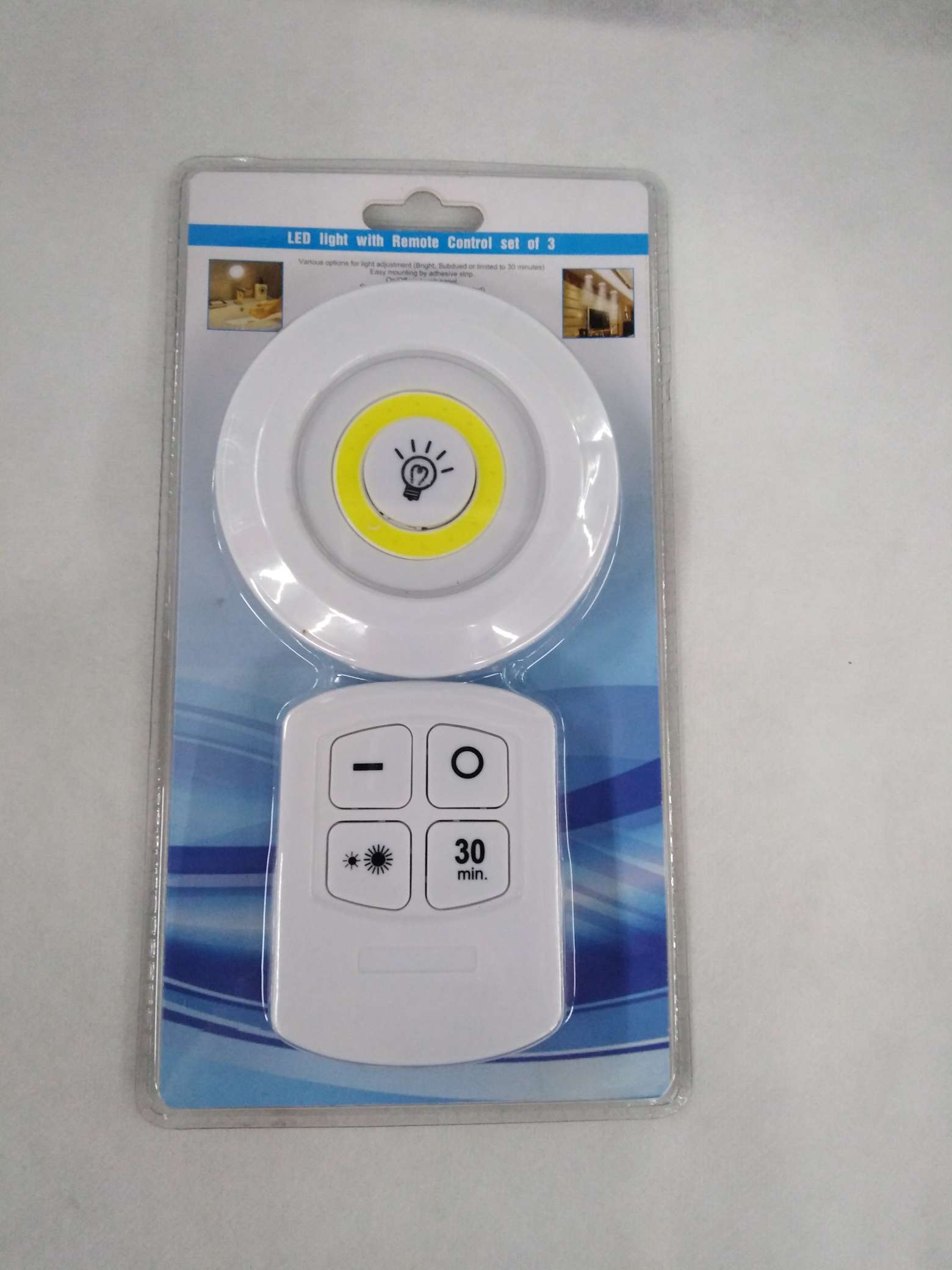 I十1COB带摇控，一件120PCS