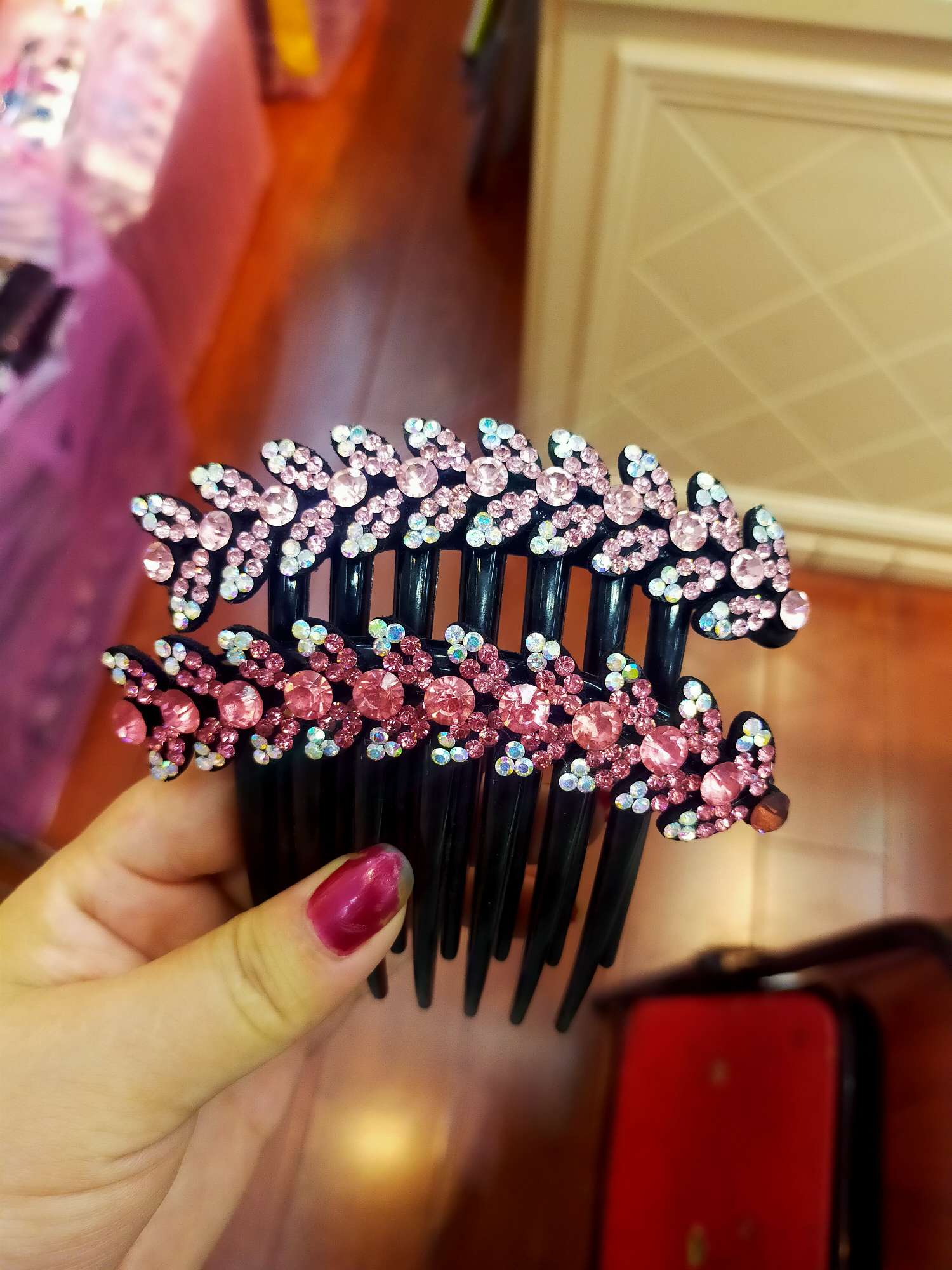 Fashionable and exquisite headpiece with seven teeth hair dresser god thumbnail