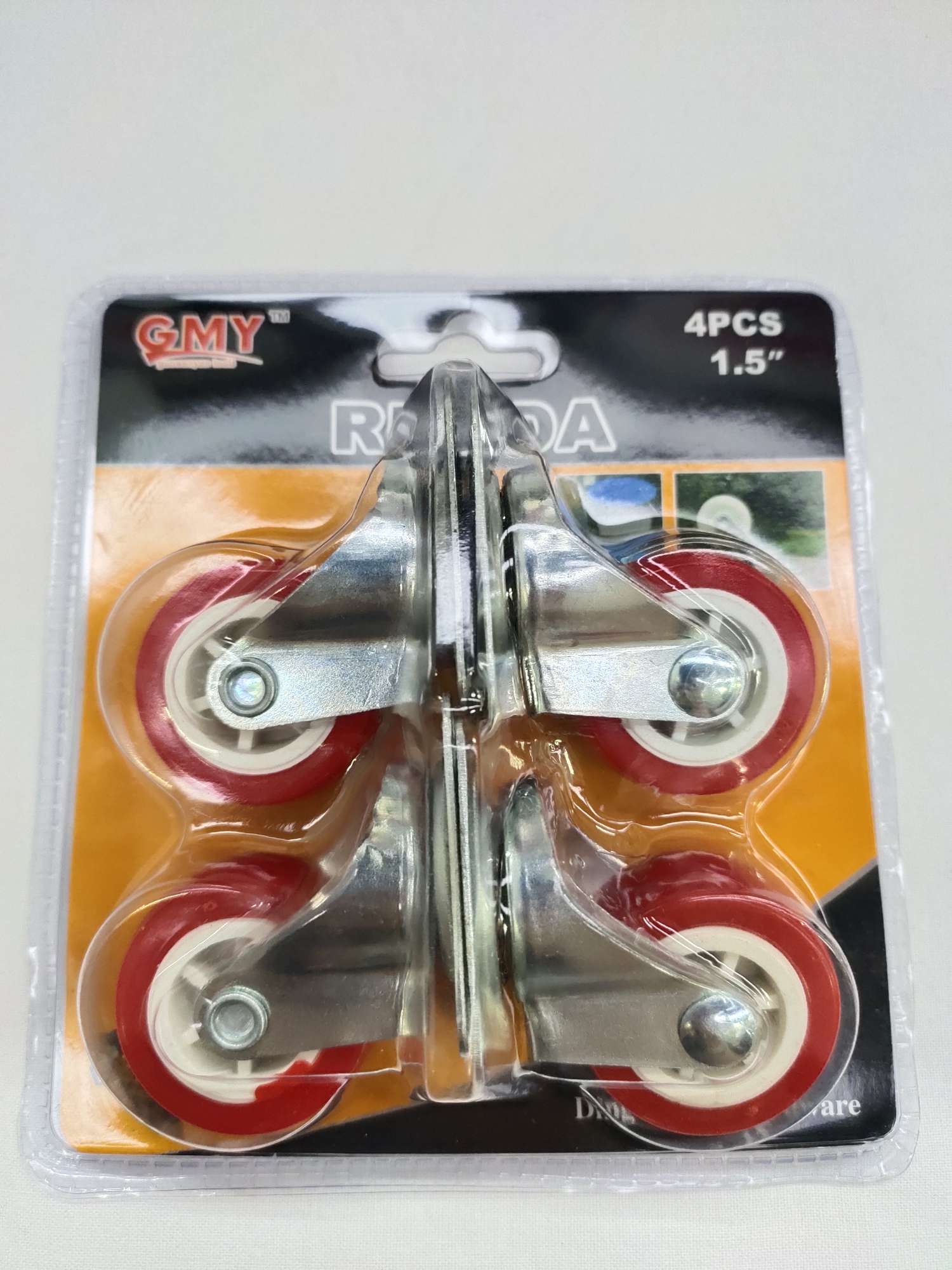 万向脚轮定向轮静音小推车轮子转向轮轱辘