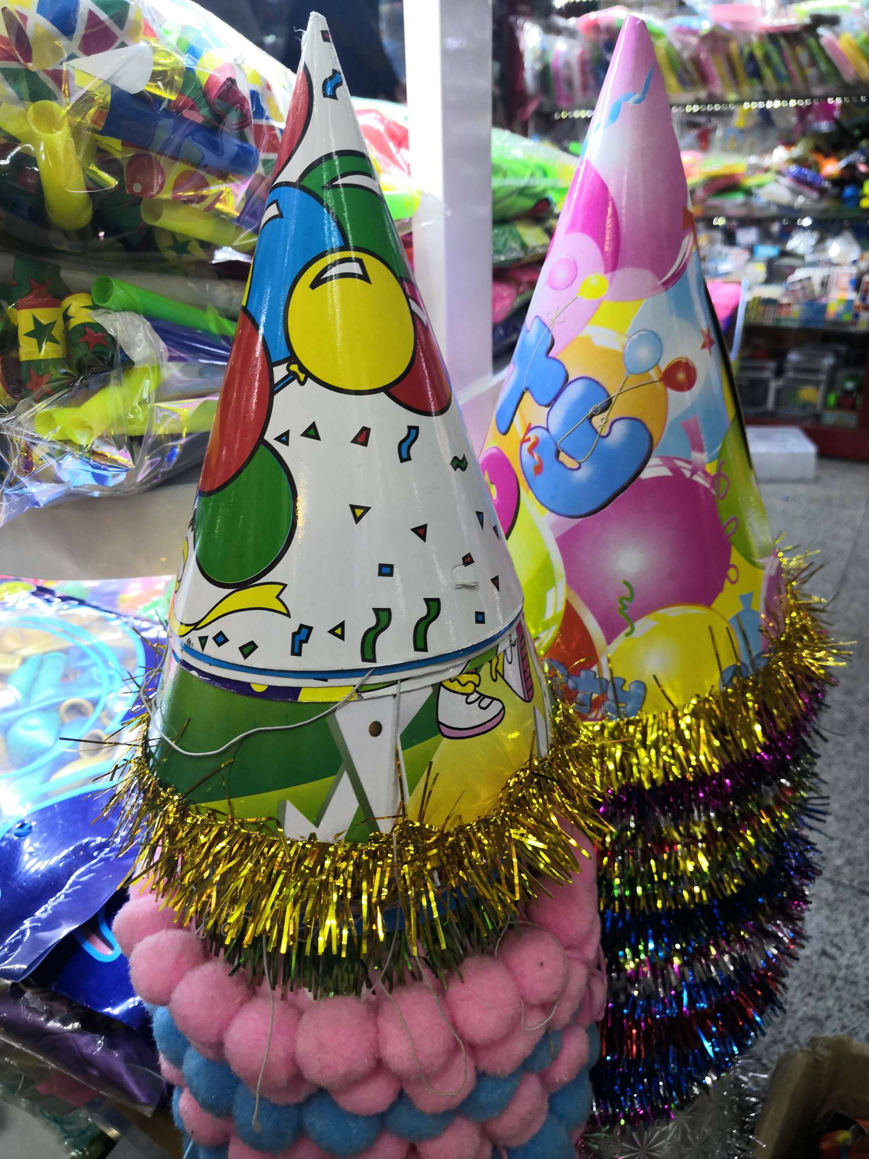 Pom-poms birthday hat party supplies festival decorations manufacturers wholesale thumbnail