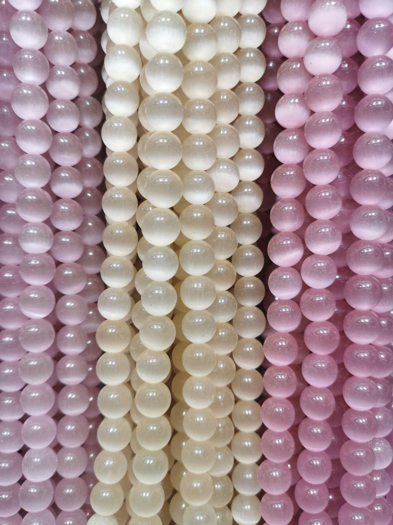 猫眼石8mm圆珠DIY手工制作沙金色树脂配件 奶油胶配饰钥匙扣配件 创意个性装饰材料图