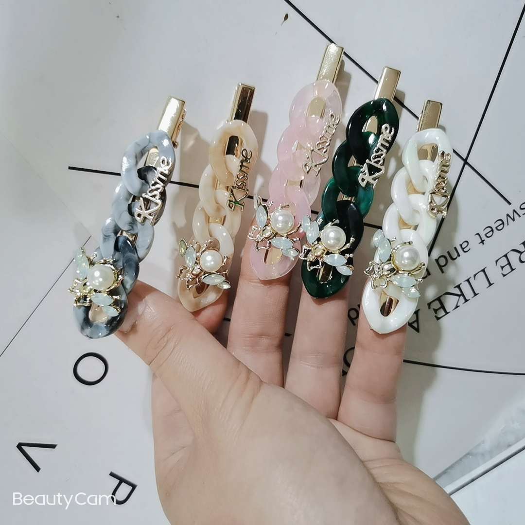 Butterfly Flower accessory duck clip details Picture