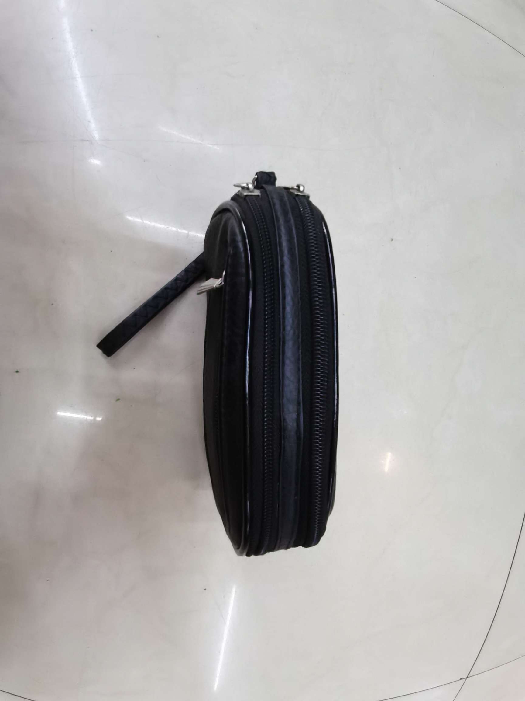 半pu荔枝纹三拉手提短带包产品图