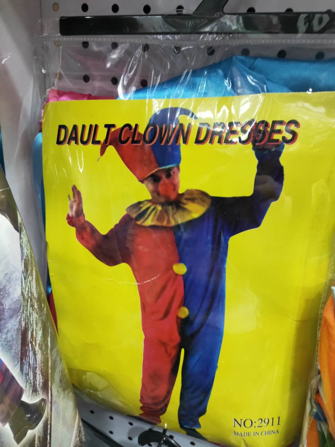 Clown's clothes
