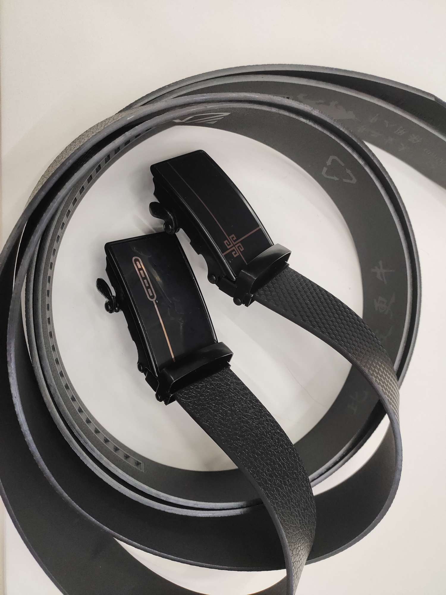 男士真皮皮带韩版潮牛皮中年时尚腰带自动扣商务裤带图