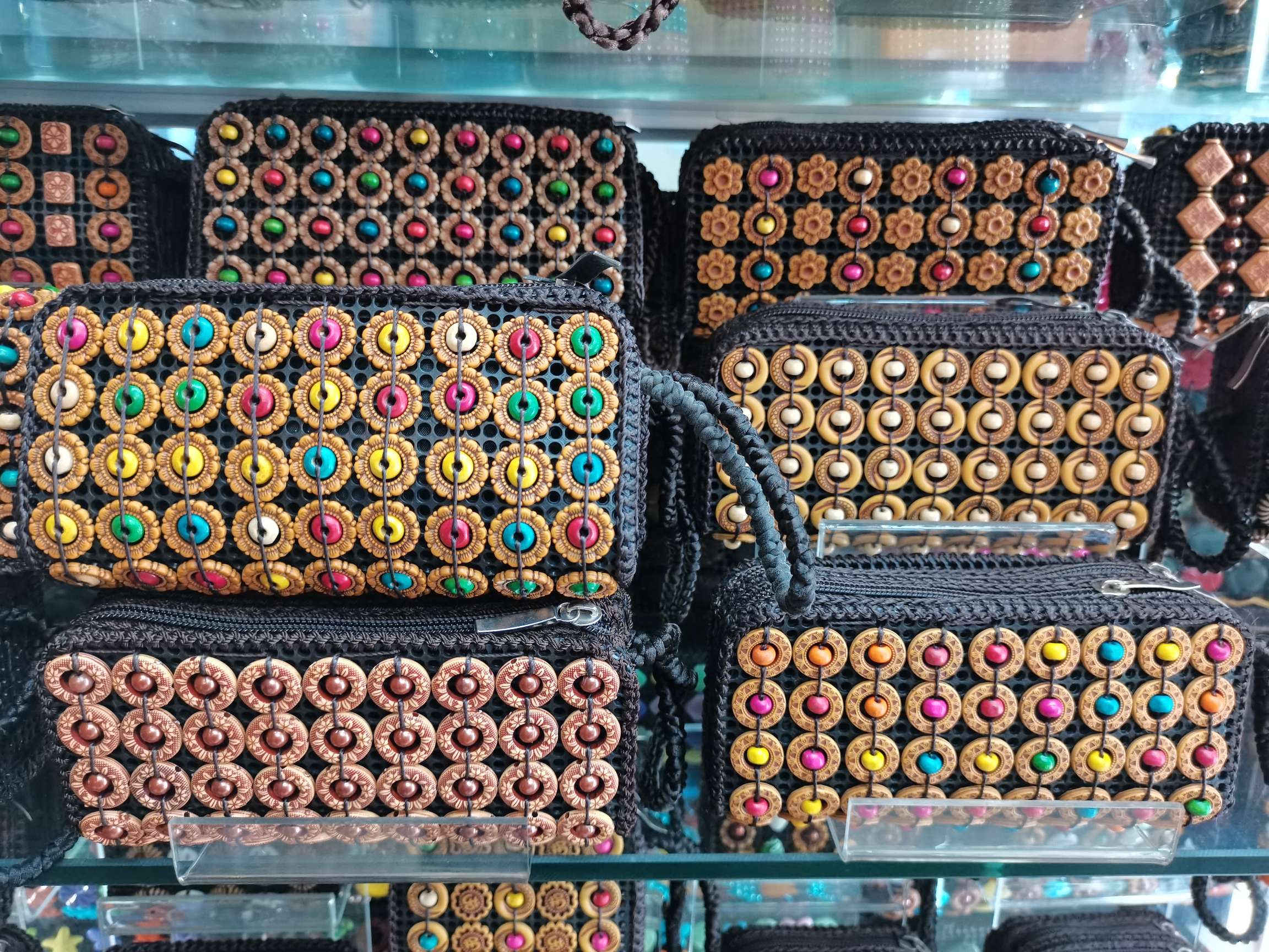 树脂手工双拉短带包