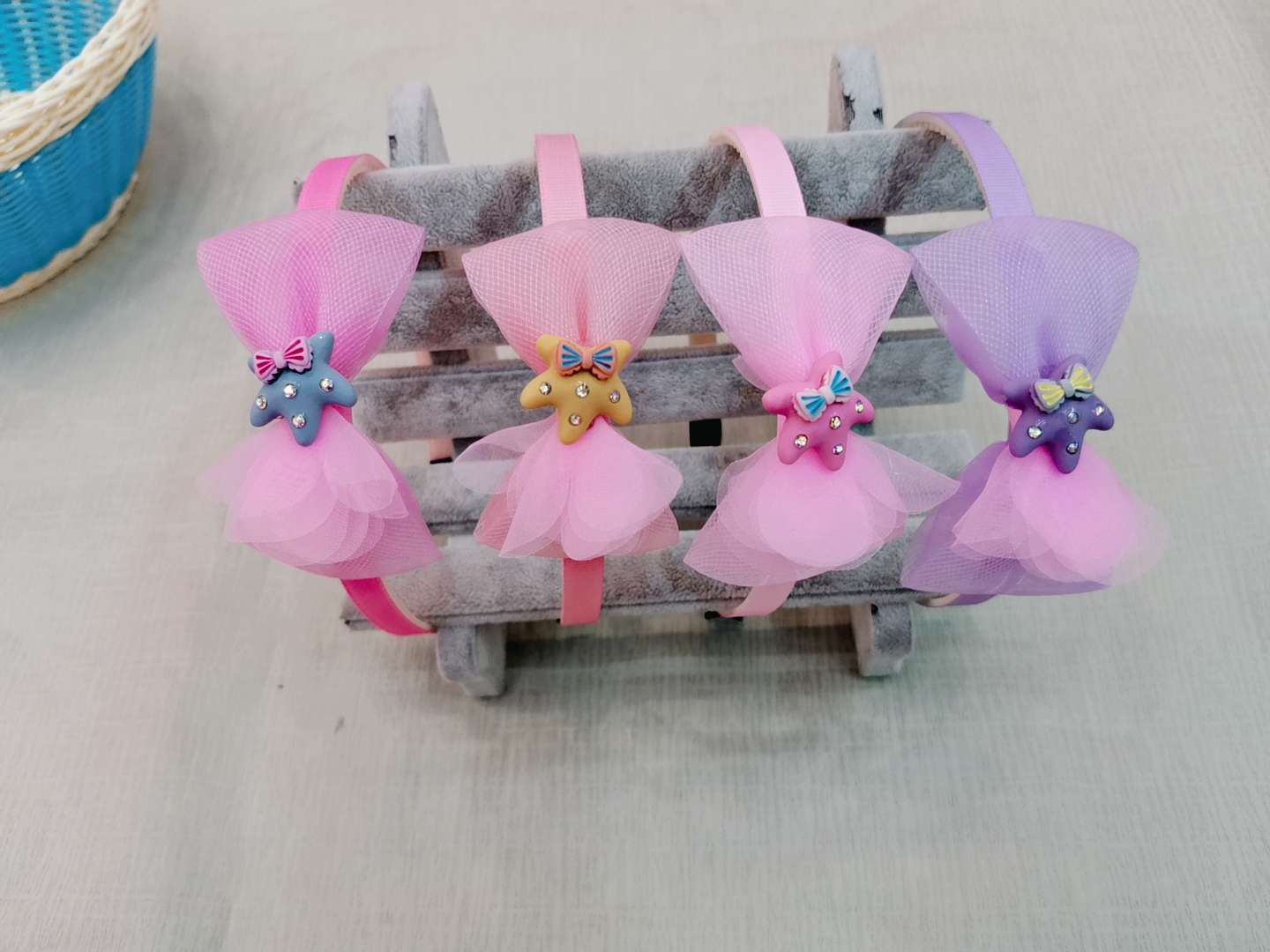 Children's hairband with cartoon fabric Item Picture