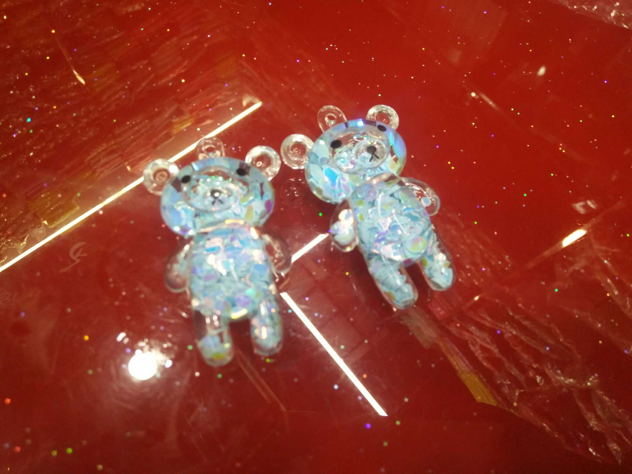 Bear plastic oil bottle pendant thumbnail