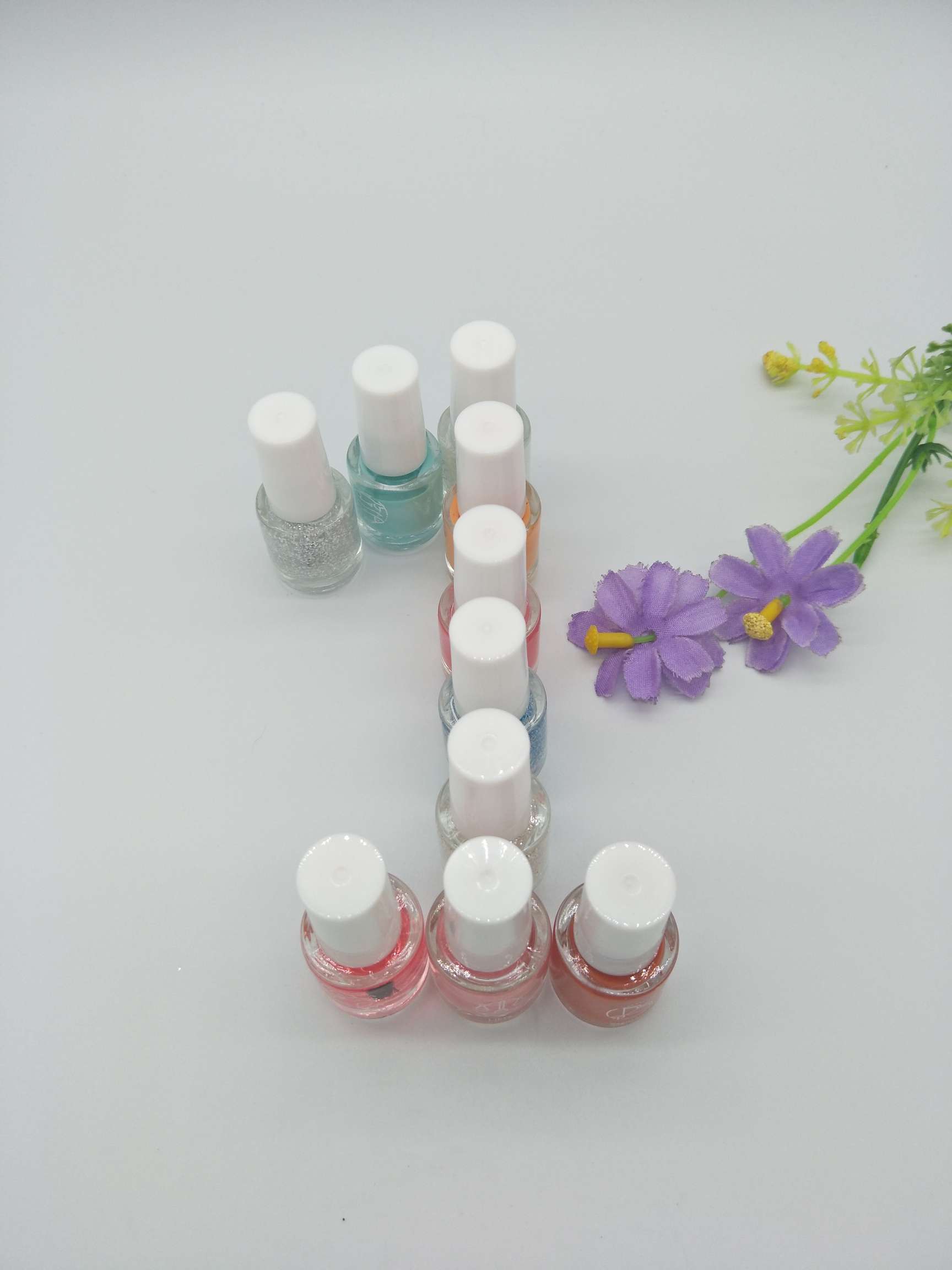 New N509 Fan Decoration Twelve Constellations Peeling Nail Polish [Rose][Rose] details Picture