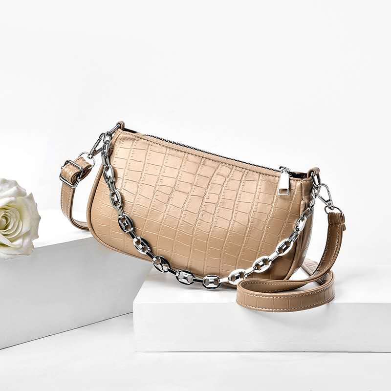 Custom-made new all-PU crocodile pattern chain crossbody bags for both domestic and export sales Application Scenario