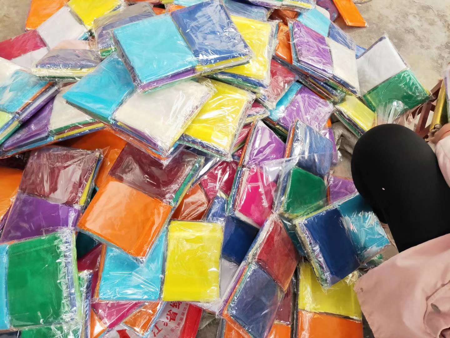 35梭密度束口袋高密度纱袋透明纱袋