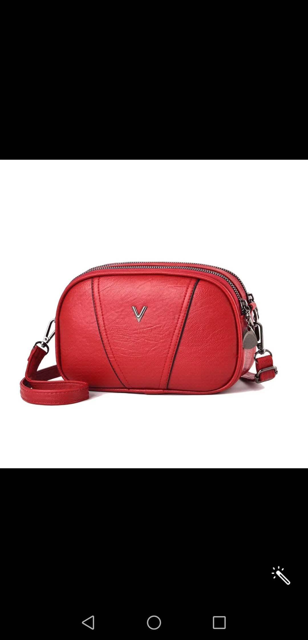 Custom-made new all-PU soft leather crossbody bags and V-shaped crossbody bags for both domestic and export sales undefined